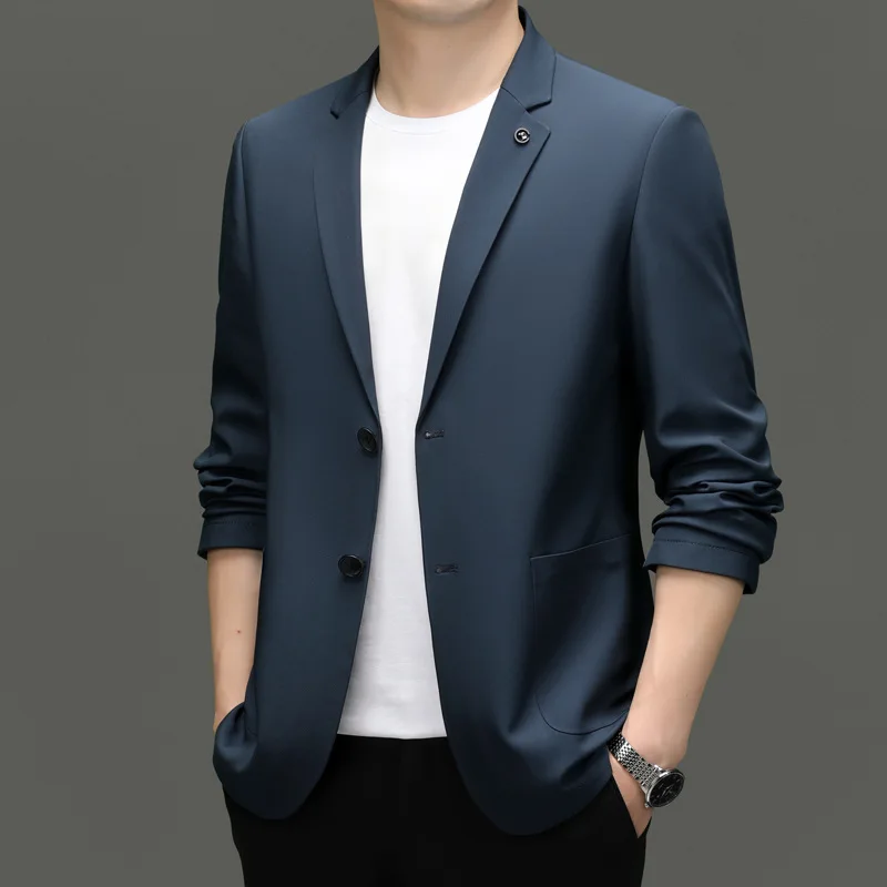 C1009 маленький костюм, весенне-осенний одиночный костюм, деловой мужской модный тренд, костюм жениха