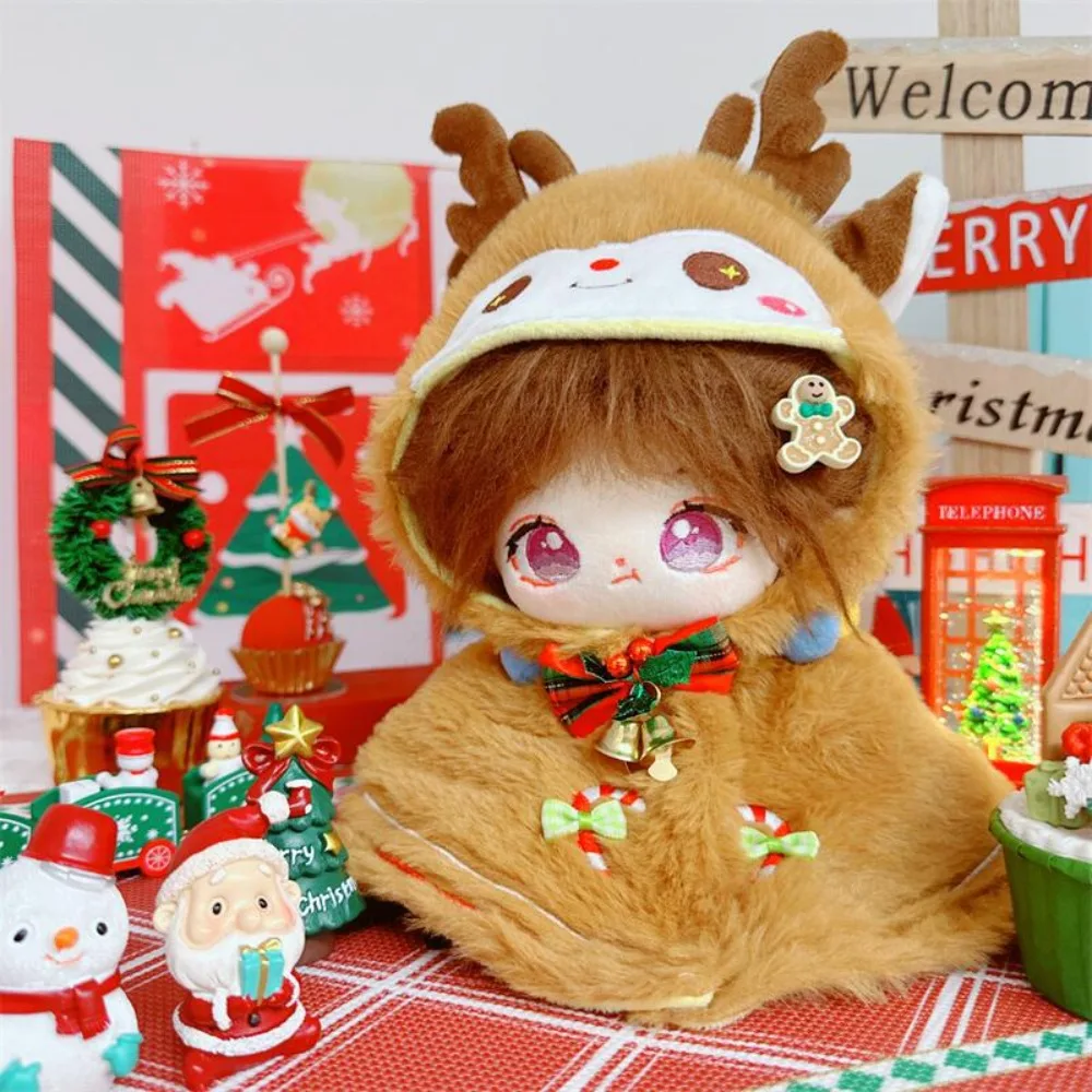 

Dress Up Christmas Shawl 20CM Cotton Clothes Snowman Cloak Stuffed Clothes Suit Outfit DIY Clothing Toys Clothes 20cm Cotton