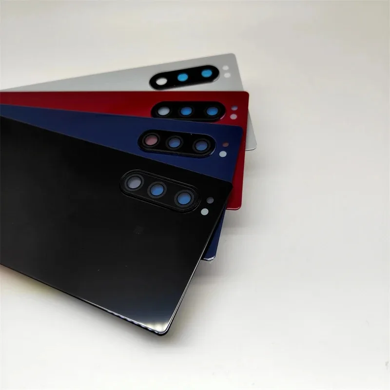 Стекло для Sony Xperia 5, задняя крышка J8210 J8270 J9210, задняя крышка корпуса, сменная крышка корпуса