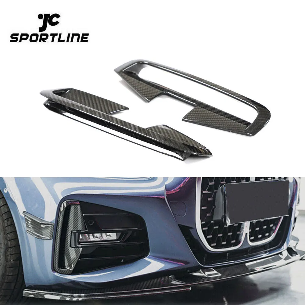 

Dry Carbon Fiber G22 Front Bumper Vents For BMW G22 G23 M440 Coupe 2-Door 2021 2022