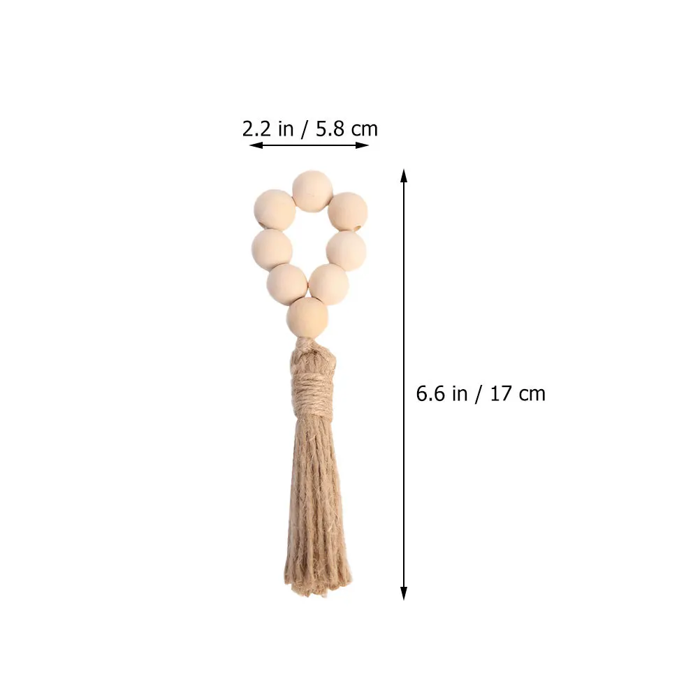 

10Pcs Wood Beads Napkin Rings Stylish Napkin Holders Wedding Birthday Dinner Table Decor Serviette Ring Serviette Ring Decor