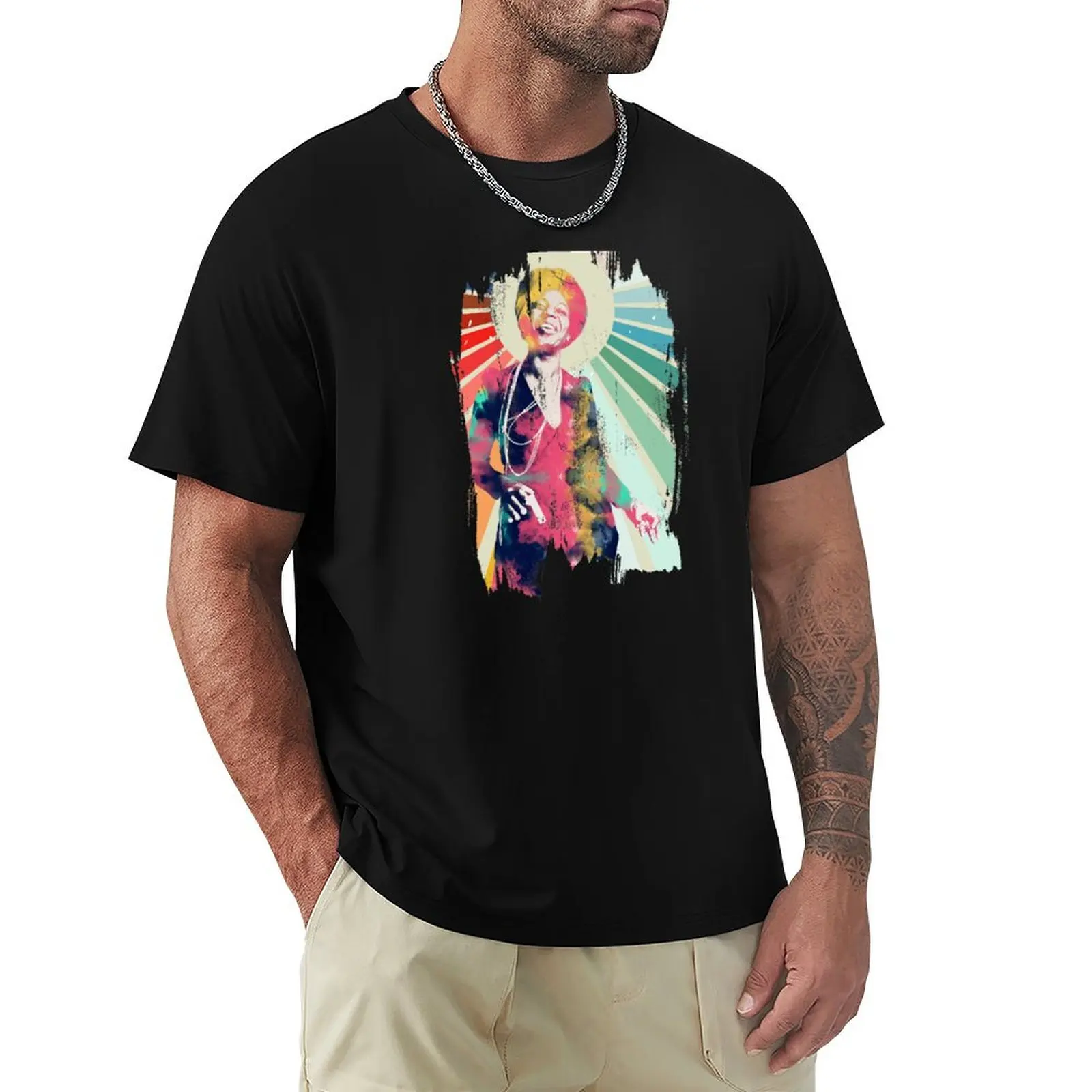 

Nina Simone T-Shirt Short sleeve tee essential t shirt graphics mens t shirt