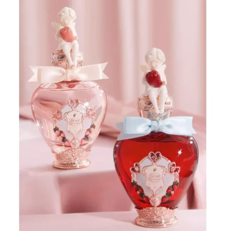 Flower Knows Strawberry Cupid Collection Perfume Lychee Bouquet /Strawberry Milk Shake Floral And Fruity Notes 50ml