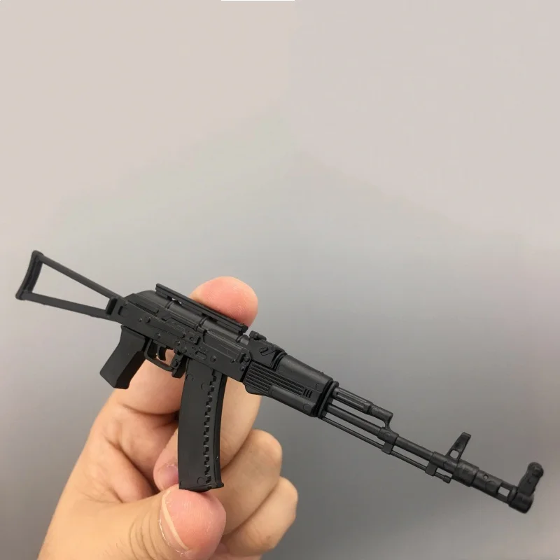 1/6 Scale AK74 Automatic Rifle Assembly Weapon Model Kit Soldier Accessories