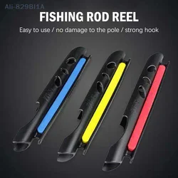 Random Fishing Coiling Plate Clip On Rod Fishing Line Holder Line Winding Plate Winding Board Bite Holder Rod Bobbin Tackle