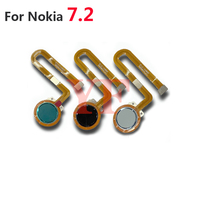 For Nokia 7.2 7.1 7 6.1 5.1 Plus X5 X6 8.1 X7 Fingerprint touch ID sensor Finger Power Switch on Off Side Button Key Flex Cable