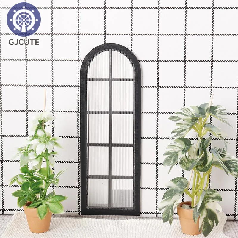 1/12 Dollhouse Simulation Windows Frame Model Dollhouse Living Scene Furniture Decoration Micro Scene Construction Props