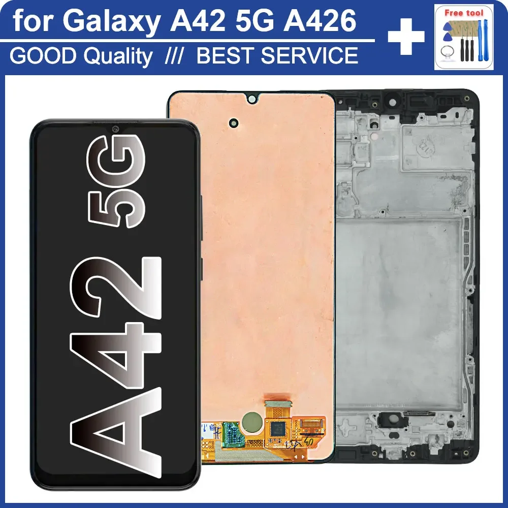 

A42 5G Display Screen for Samsung Galaxy A42 5G A426B A426U LCD Display Touch Screen Digitizer Replacement for Samsung A426B LCD