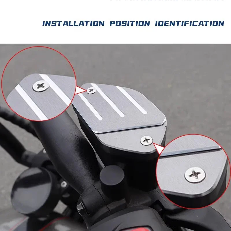【Factory Direct】For Benda Chinchilla 500 Chinchilla500 Motorcycle Refits the Decorative Cover of Upper Brake Pump Front Oil Pot