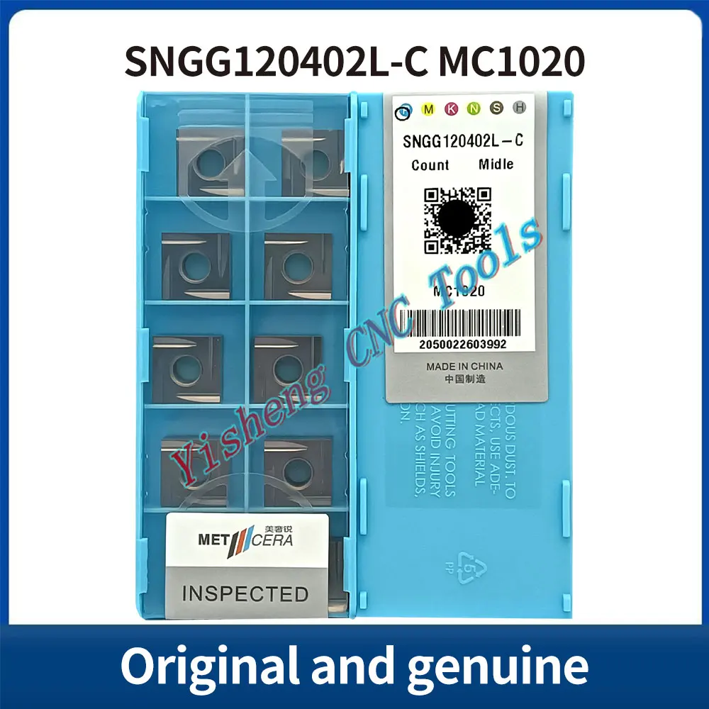 

Режущие инструменты METCERA SNGG120402L-C SNGG120402R-C SNGG120404L-C SNGG120404R-C SNGG120408R-C MC1020 Лезвия для передачи данных из карбида вольфрама