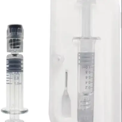 Reusable Glass Syringe Borosilicate Glass Prefillable Syringe 1ml Heat-resistant