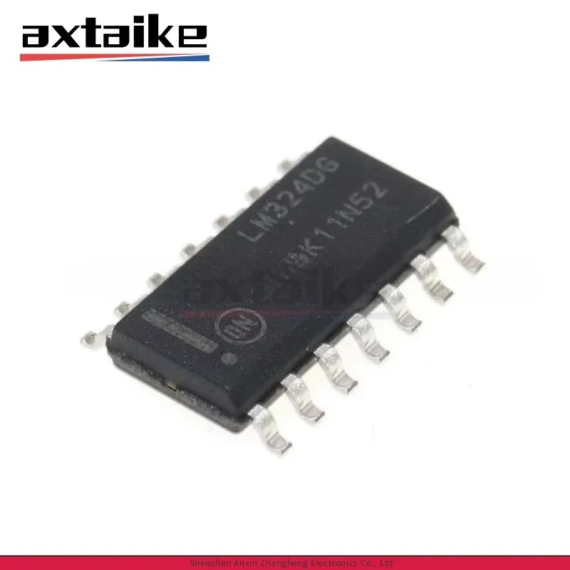 

50PCS LM324DR2G SOP-14 LM324DG LM324DR LM324 SMD Single Supply Quad Operational Amplifiers IC