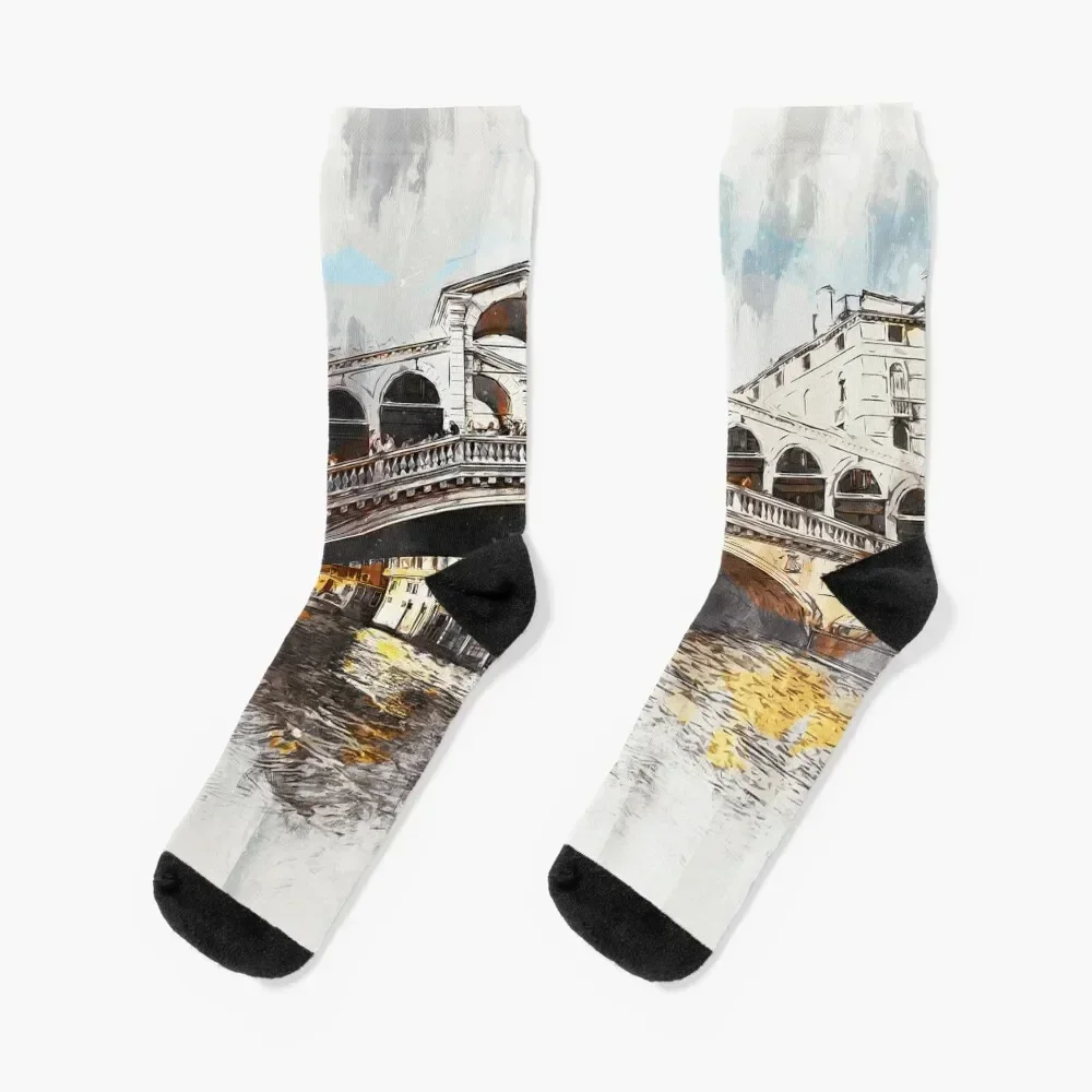 

Venice, Italy Socks crazy ankle Stockings compression anti-slip Men's Socks Women's