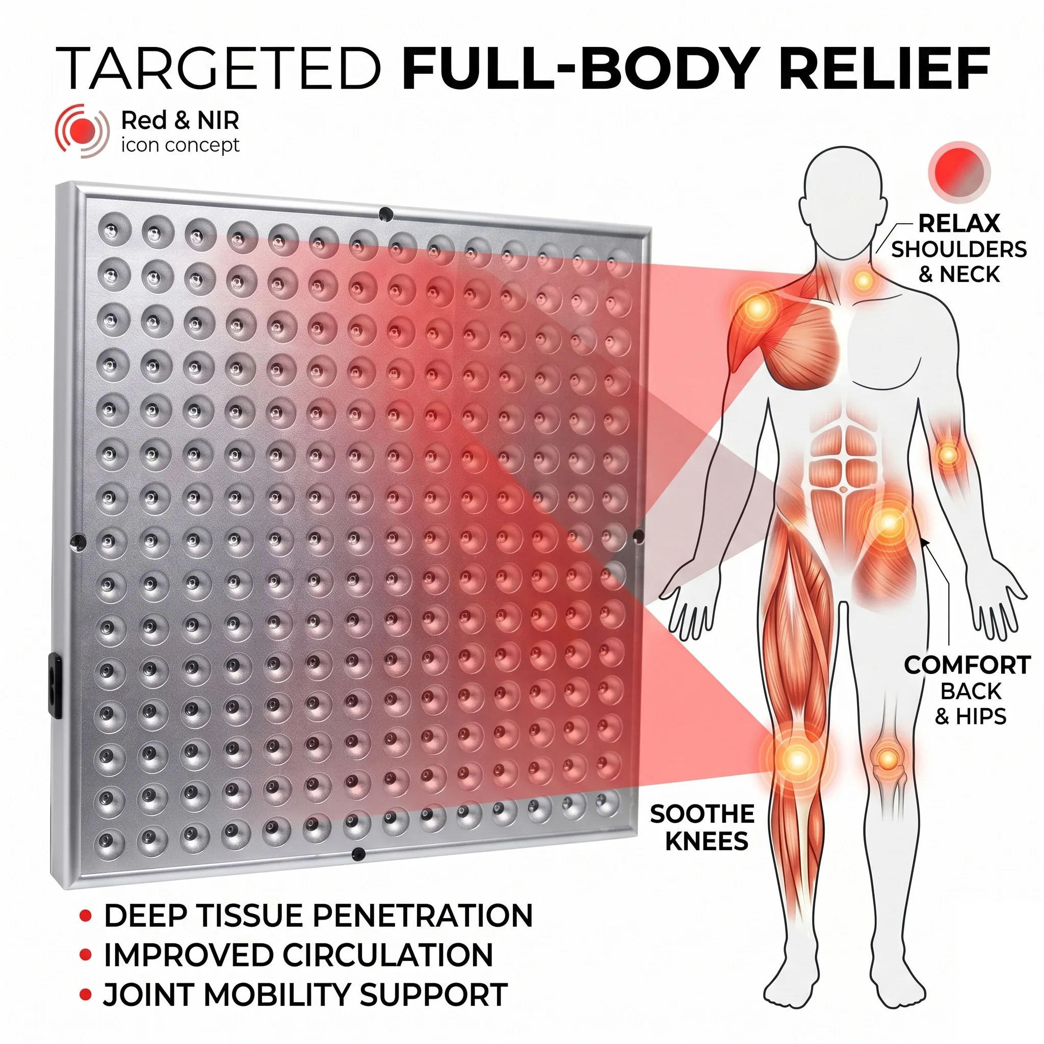 45W LED 660nm 850nm Kırmızı Ya - Spa Wellness Uk incelemesi ve fiyatı