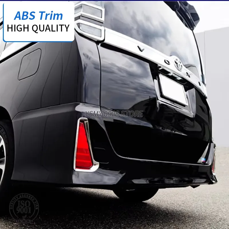 

Для Toyota Noah Voxy 80 Series 2014-2019 Chrome, 2 шт., задний бампер, противотуманная фара, крышка лампы, накладка, отражатель, противотуманная фара, гарнир, молдинг