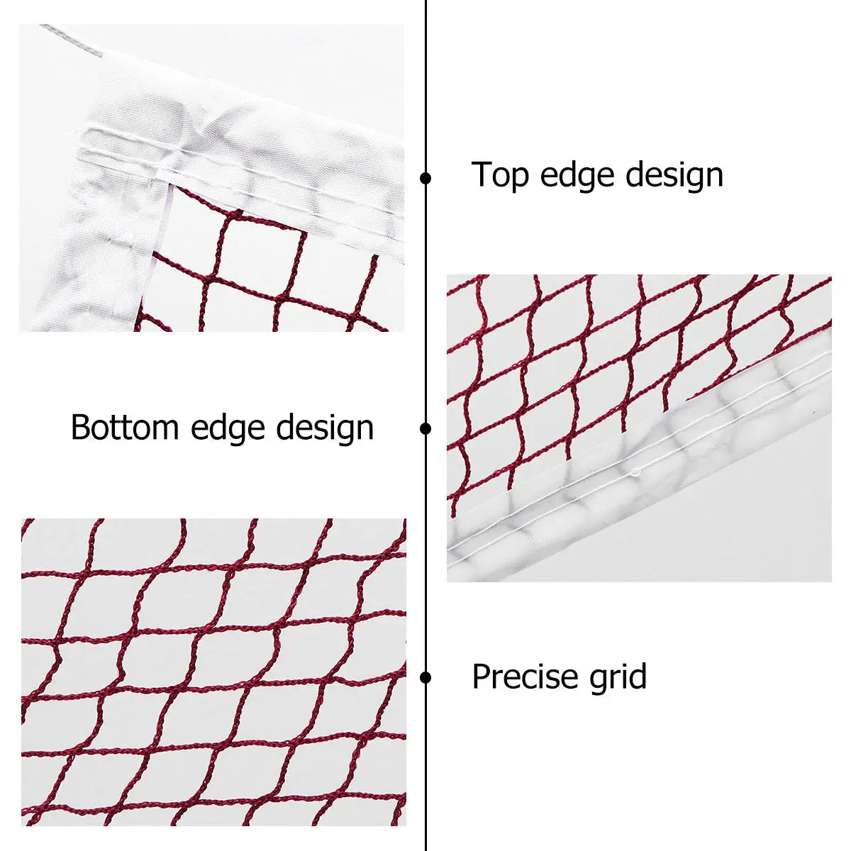 Portable Badminton Net Premium Stitching Reinforced Edges Tangle-Free Design for Competitive Play Casual Practice and Family