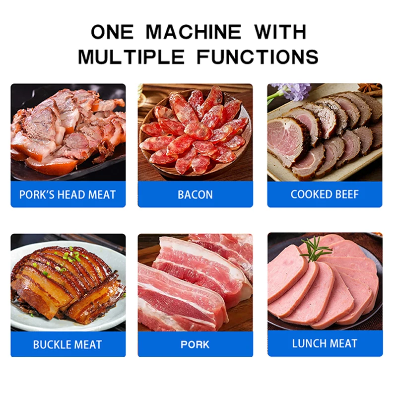 Roestvrij staal Quick Meet Cutter Machine Vleessnijmachine