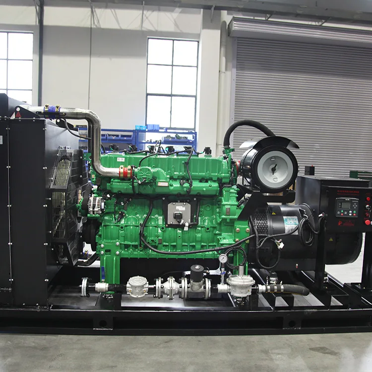 Gas alami kualitas tinggi 20kW 30kW 50kW generator terbuka 4 silinder