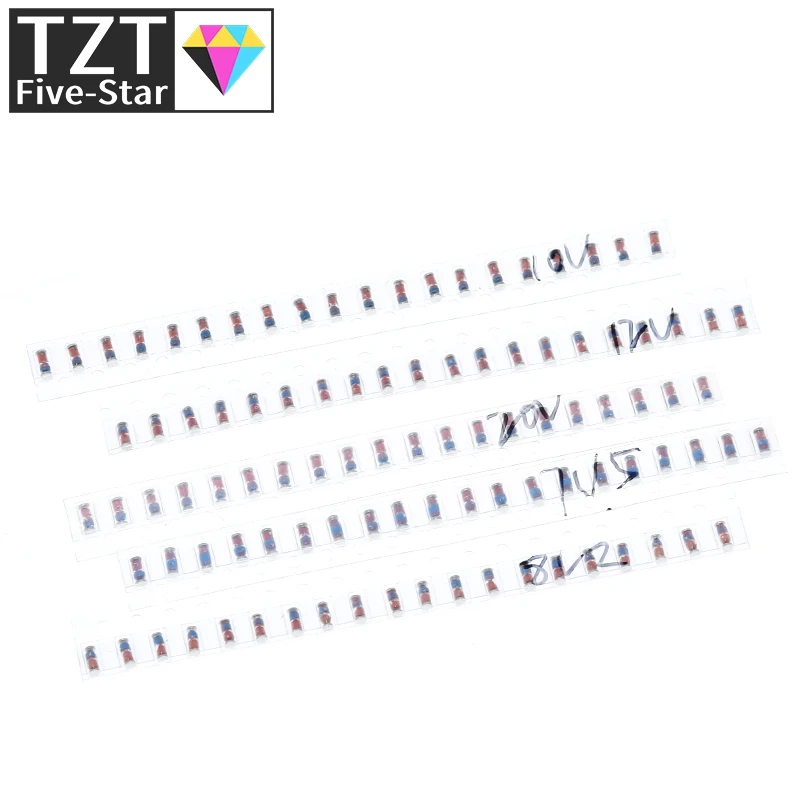 TZT LL34 SMD Zener diode package 1/2W 3v-24v 15 kinds *20pcs=300pcs 1N4148 KIT