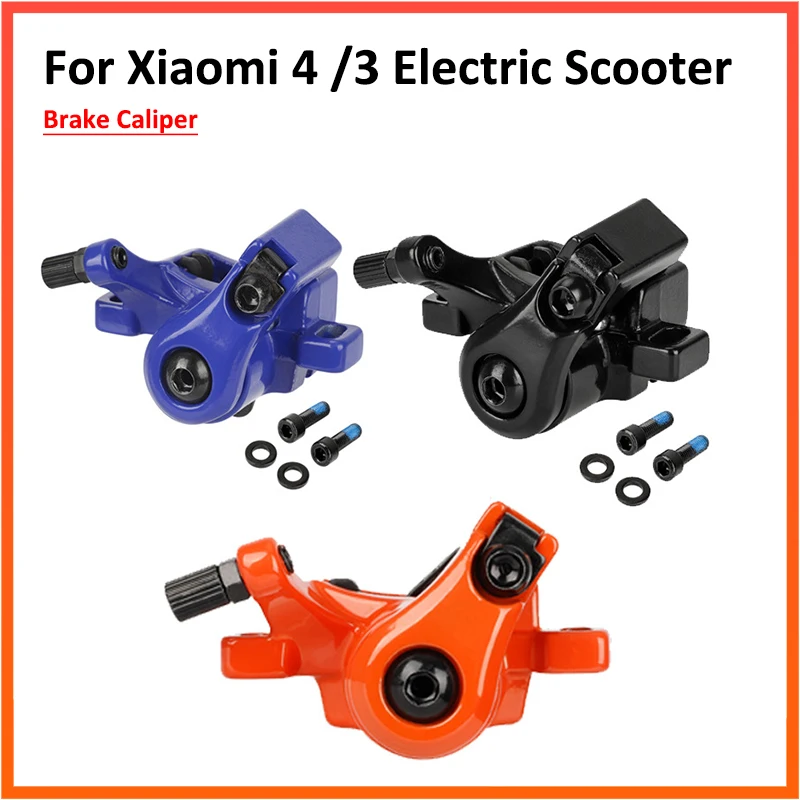 Brake Caliper For Xiaomi 4 Pro MI 3 Electric Scooter Rear Wheel Disc Brake Left Side Aluminum Alloy Parts Included Pads