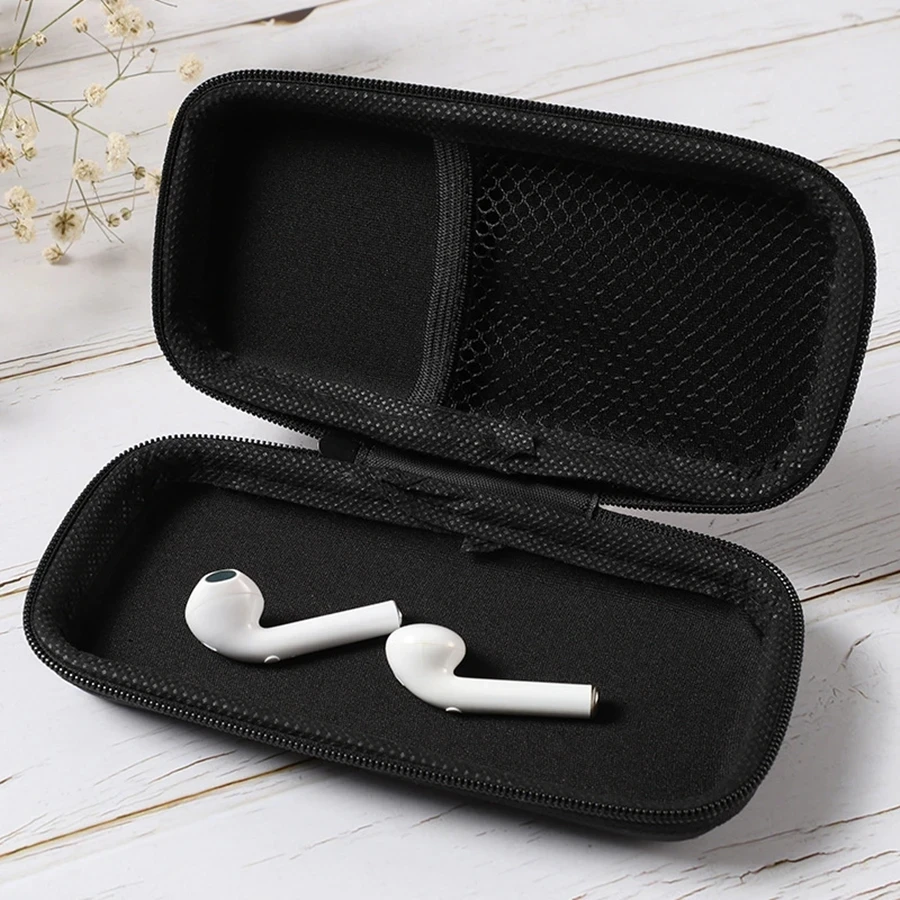 

EVA Earphone Bag Storage Case In-Ear Earbuds Bluetooth Earphones Charing Headphone Data Cable Packaging Electronic Mini Hard Box