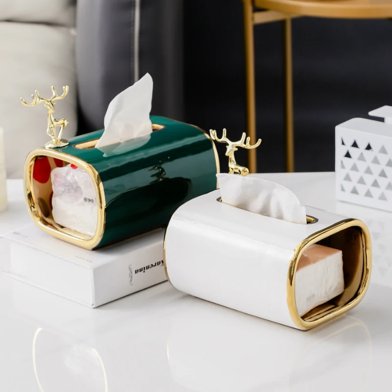 

Tissue Box Living Room Drawing Paper Box Multifunctional Desktop Storage Box Home Restaurant Creative Storage Decoration