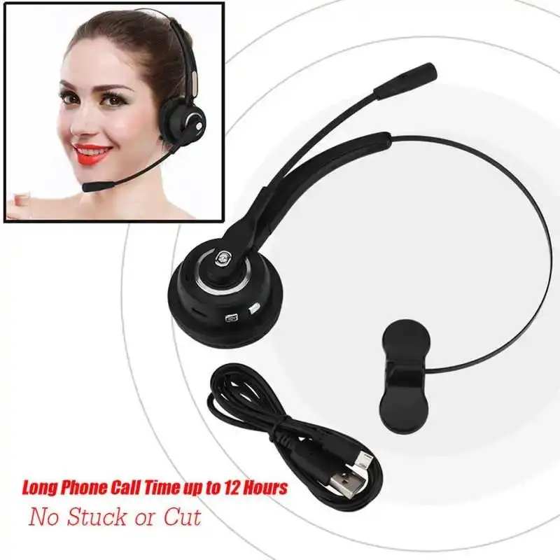 BH520 Call Center Bluetooth Casque 12 Heures Appel Antibruit Sans Fil CSR8615-V4.0 CLASS2 Bluetooth Call Center Casque