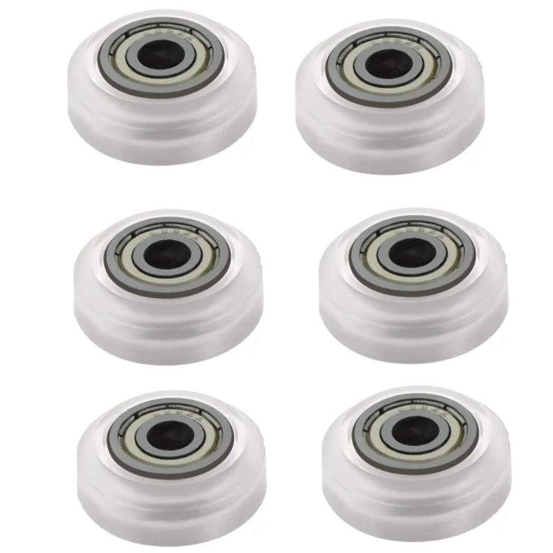 10Pcs 3D Printer Plastic Wheel POM Big Models Passive Round Wheel Idler Pulley Gear For CNC Openbuilds V-Slot