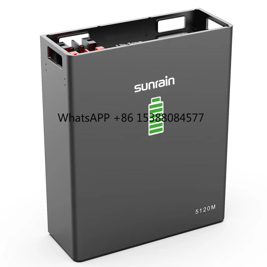 

Lithium Ion Phosphate Solar Battery LiFePO4 LFP Backup Residential Power Storage Battery BMS Power Wall Rack 51.2V 100AH