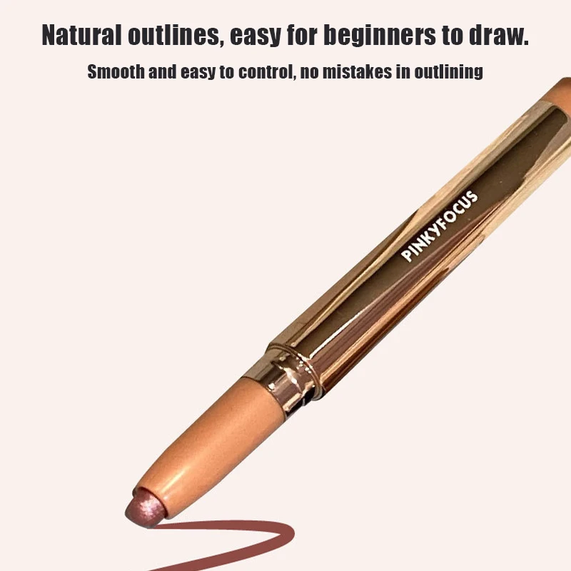 CCHATM Compact 3D Glitter Oogpotlood Parelmoer Verheldert oogcontour Betaalbare cosmetica