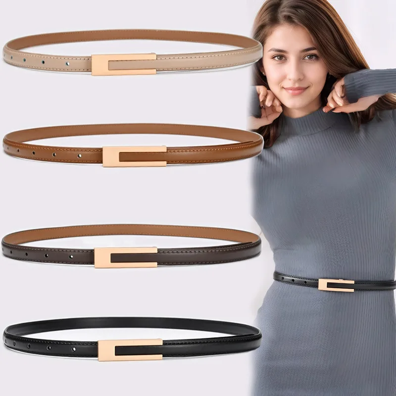 

Korean Style Women's Belt - Slim Waist Cincher for Skirts & Dresses, Trendy Dress Accessory‌