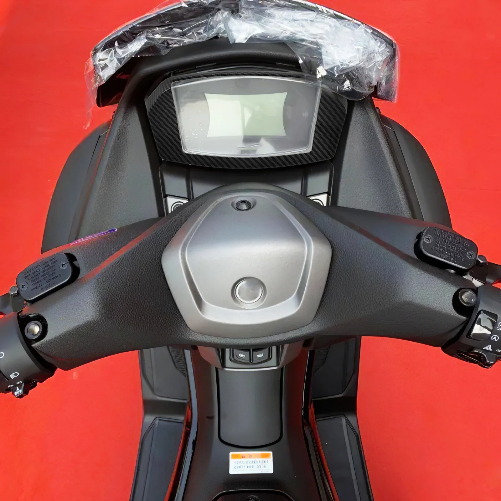 

Carbon Fiber Motorcycle Meter Cover ABS Instrument Stylish Durable Easy Install Nmax155 125 Motocycle Meter Cover