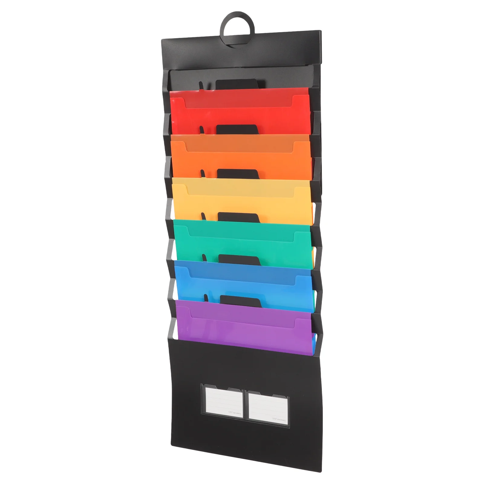 

Expanding File Folder Handle Design Waterproof Plastic Document Organizer Home Office Travel Paper File Organizer