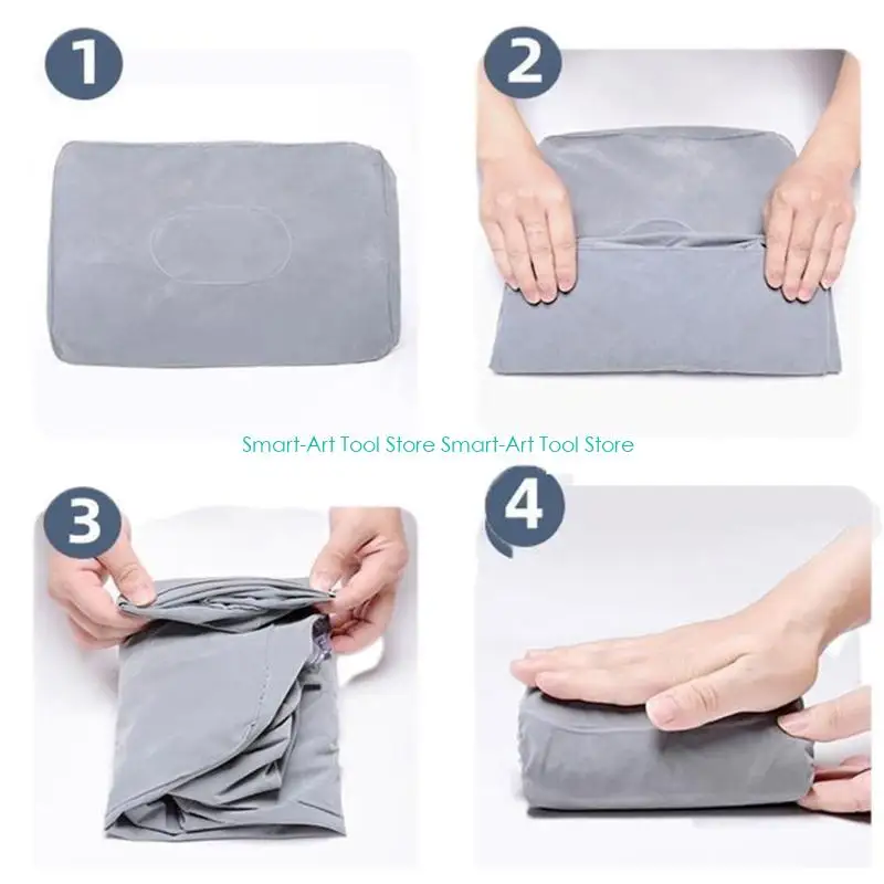 E1PB Plushes Flockeds Travel Footrest Cushions for Comfortable Leg Support for Various Transport Modes