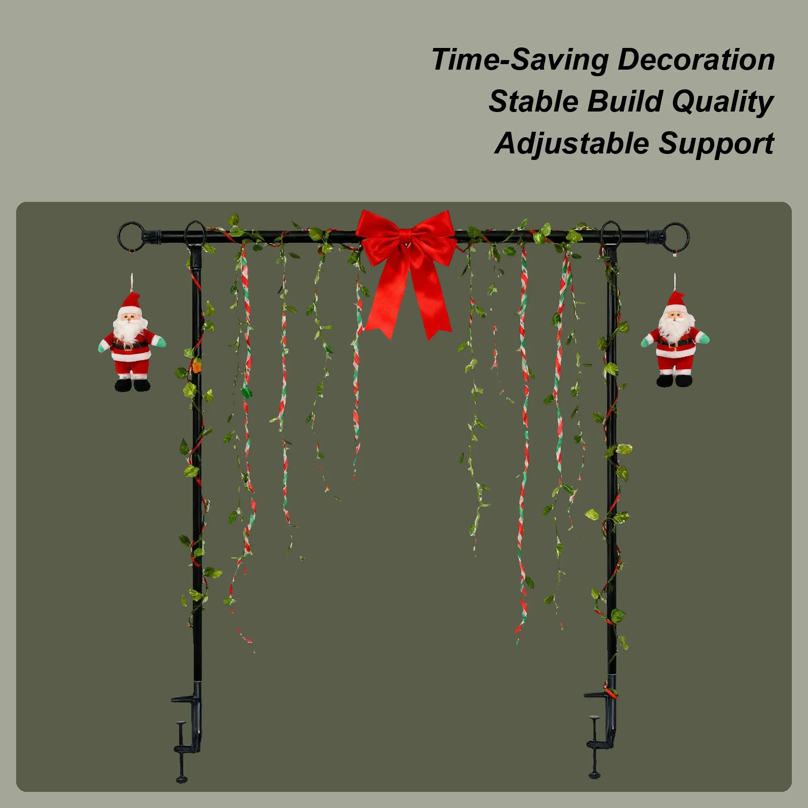 

Настольная подставка для арки, регулируемая рамка над столом, рождественский настольный держатель для баннера для свадьбы, дня рождения, праздника, студии