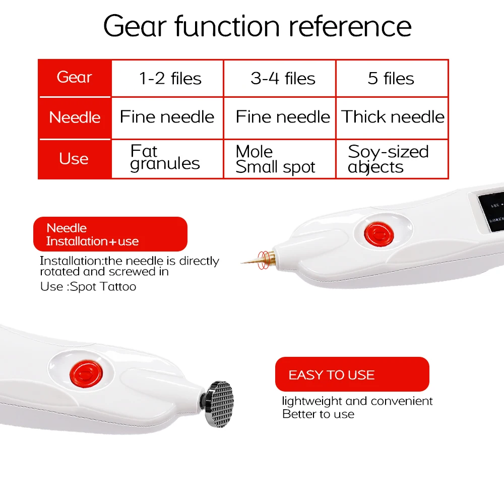 Professional Skin Spots Facial Tattoo Removal Plasma Pen Removal Wrinkles Freckles Spots Pen Body Mole Removal Beauty Tool