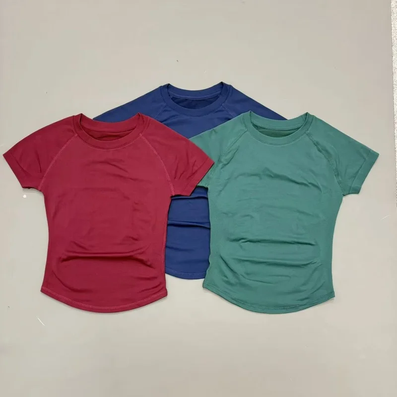 HISTELLO Workout Shirts Women Short Sleeve Soft Lightweight Slim Fit Athletic Tops Gym Fitness Yoga Running Sports Top image 3