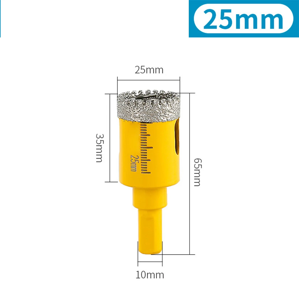 1pc Diamond Coated Drill Bits Triangle Shank Tile Marble Glass Ceramic Drilling Bit For Ceramic Tile Drilling Hole Opener