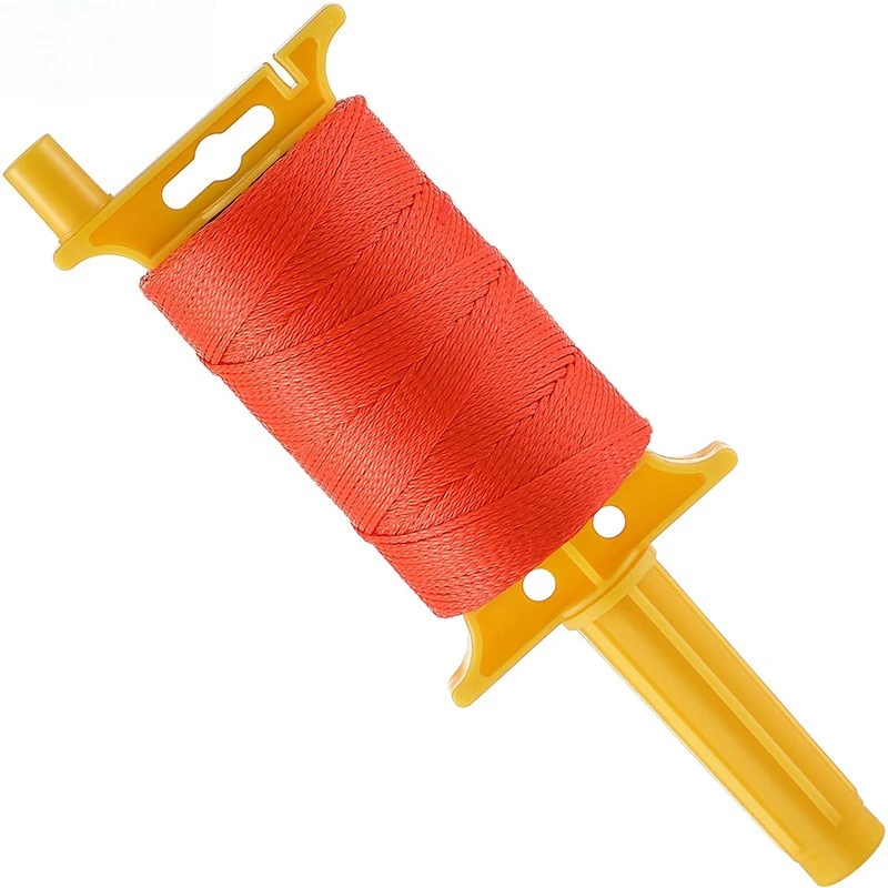 3pc Mason Line with Handle, Nylon Construction String for Building and Bricklaying Work