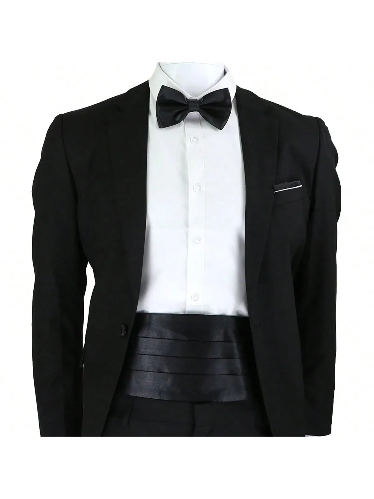 Silk Men's Classic Cummerbund Black twill Satin buckle Elastic Bellyband Formal Wedding Tuxedo Suit male accessories Cummerbunds