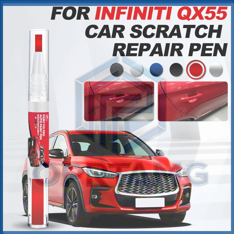 

Автомобильные аксессуары для Infiniti QX55 2021-2025: Карандаш для ремонта краски L50, средство для удаления царапин, черный GAT KH3, белый QAA, серый K