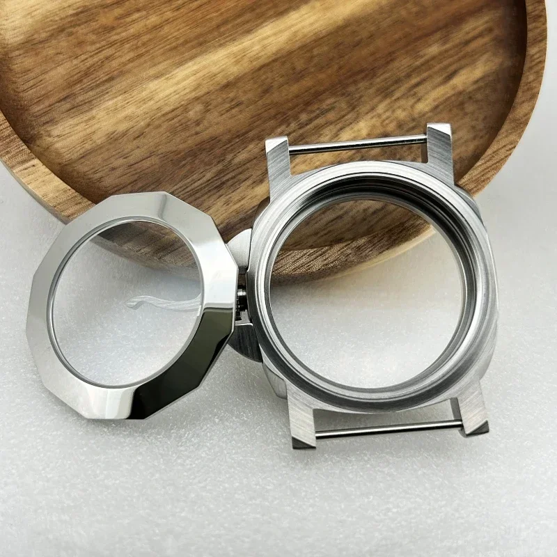 Корпус из нержавеющей стали GMOGAR, 44 мм, минеральное стекло, подходит для механического механизма Pm 1950, матовый ETA6497/6498 Seagull ST3600/3620