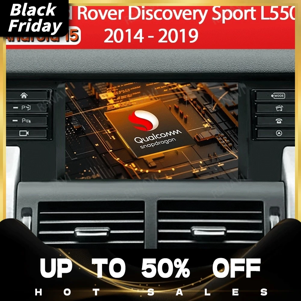 

Android 15 Car Radio For Land Rover Discovery Sport L550 2014 - 2019 Multimedia Video Player NAVI GPS 4G WIFI Carplay Auto QLED