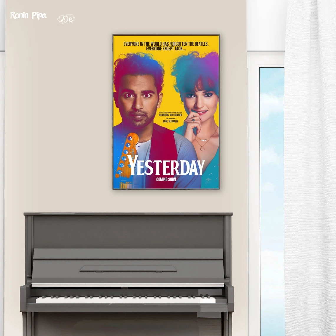 Yesterday Classic Movie Poster Art Print Canvas Painting Wall Pictures Living Room Home Decor (No Frame)