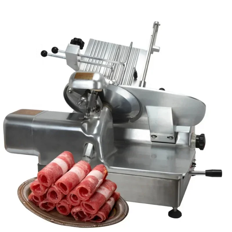 (Sea shipping) Bokni High Efficiency 304 Stainless Steel Meat Slicers Commercial Automatic Restaurant Frozen Meat Slicer Cutting view 2