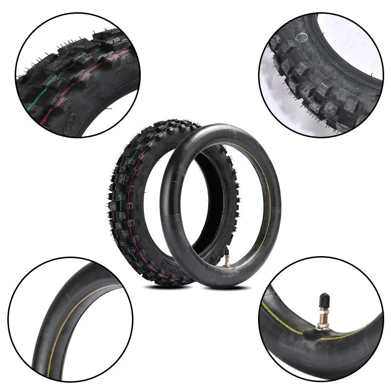 دراجة نارية Gao Sai للطرق الوعرة 2.50-10 ملحقات الإطارات الكهربائية 49cc Xiao Leah Yuanxing 2.50-10 الإطارات الداخلية والخارجية #3