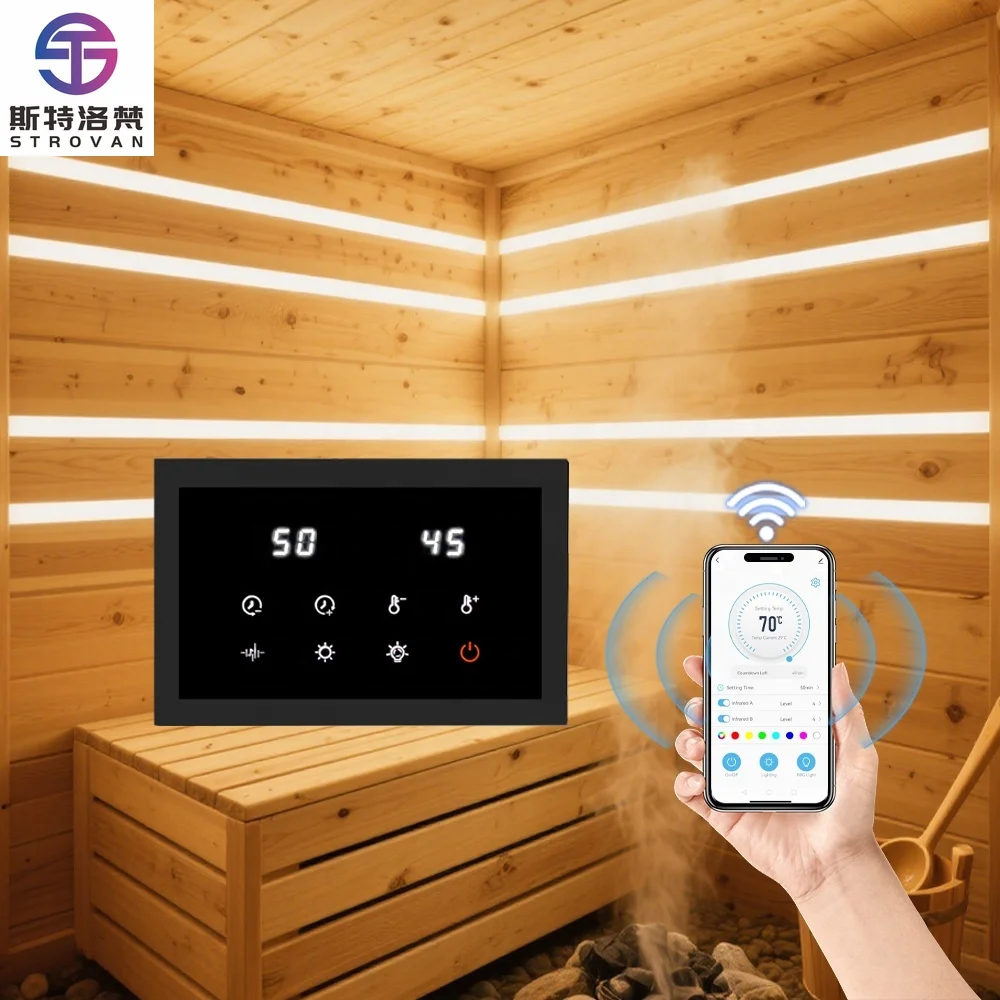 

WiFi Infrared Electrical Control Box LCD Control Panel with a Temperature Control Probe