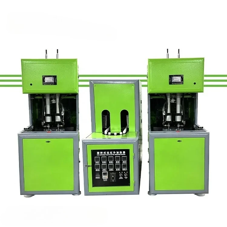 Manual pet blowing machine including blower and oven production of 500ML is 600-1500bph plastic bottle blower