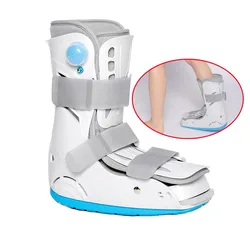 Short Walking Boot Air Walker Ultralight Broken Foot Brace Stabilizer Orthopaedic Protector Gasbag for Leg Injuries Recovery