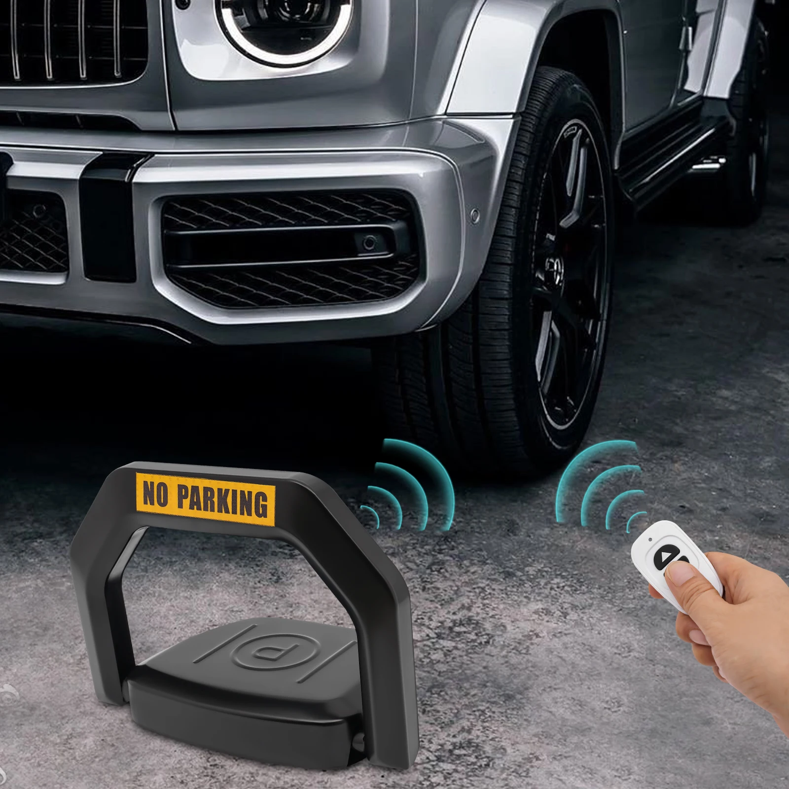 Blocco di parcheggio con telecomando automatico da 12 W Blocco di risparmio di parcheggio per auto DC6V per l'installazione in spazi di parcheggio nelle aree residenziali
